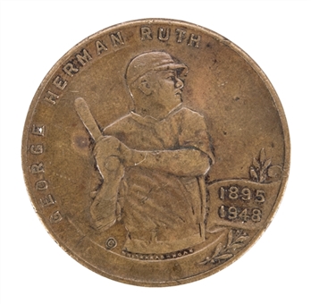 1948 Babe Ruth "Hund & Eger" Memorial Coin
